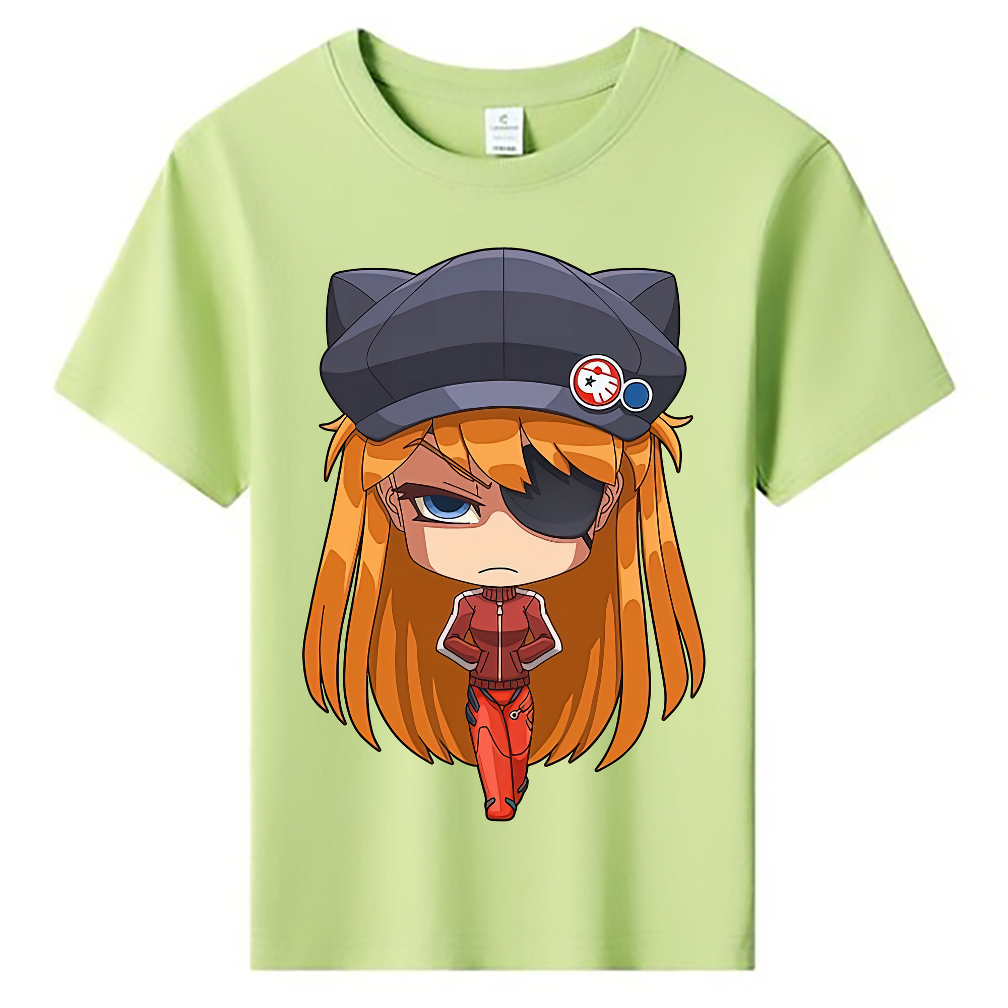 （画像用） EVA 新世紀エヴァンゲリオン 綿100％キッズTシャツ（フロントプリント）